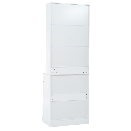 Modern 83.7inch High Kitchen Pantry, Freestanding Tall Kitchen Hutch
