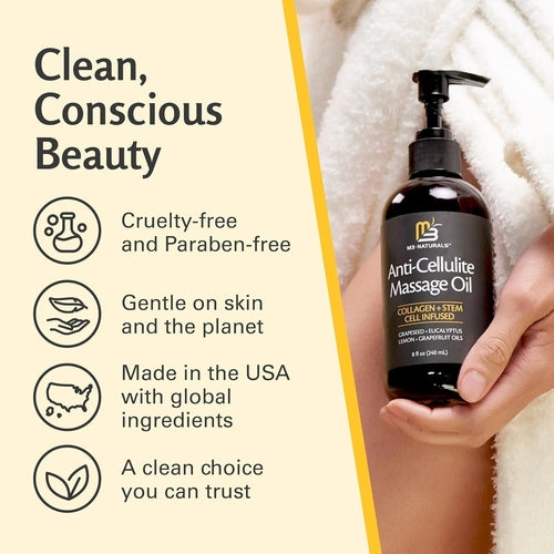 Firming Body Massage Oil with Collagen & Stem Cell – Helps Smooth The